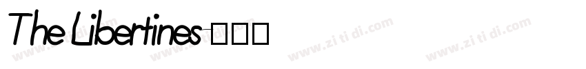 The Libertines字体转换